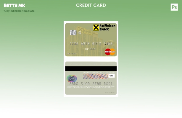 модерен стил Србија Рајфајзен банка а.д. Шаблон за мастер карта Белград